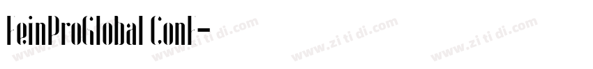 FeinProGlobal ConE字体转换